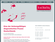 Tablet Screenshot of hno-schug.de